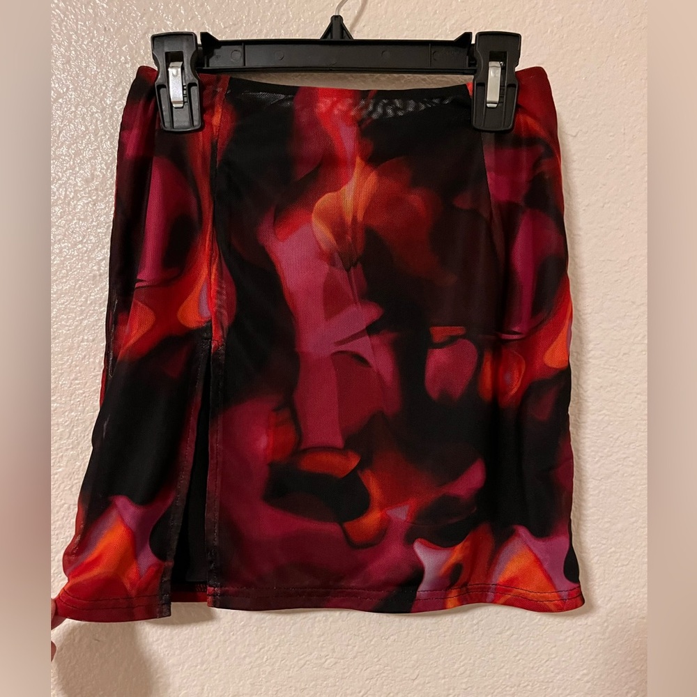 White Fox Pink Flame Skirt